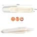 Ouceanwin Infant Nose Tweezers Set - 5 Safety Round Head Plastic Tweezers for Baby Nose Cleaning and Navel Care - Buy Online on SooperMarket.com