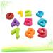 Alipis 10pcs Silicone Molds Silicone Baking Mold Number Molds Number Fondant Mold 10 Piece Set Fudge - Buy Online on SooperMarket.com