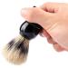 Buy Men's Back Razor Set - 4pcs Ultra-Soft Bristle Shave Brush & Handle - Perfect for Inner Shaving - Silver Spitz Roof Design - Buy Online on SooperMarket.com