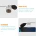Healeved Duster Portable Concealer Spray Bottle Household Hair Fiber Holder Empty Major Glass - Buy Online on SooperMarket.com