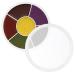 Angoily 1pc Halloween Paint Face Painting Pallet Halloween Makeup Paint Face Paint Kit Professional Halloween Face Paint for Adults Face Color Art Painted Child Makeup Palette Oil Paint