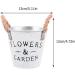 Homoyoyo 8 Pcs Tin Bucket Metal Flower Bucket The Office Desk Decor Galvanized Metal Vase French Country Pitcher Desk Waste Basket Metal Tin Plating Iron Flower Arrangement 13X12cmx2pcs Assorted Colorx2pcs - Buy Online on SooperMarket.com