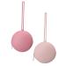 WeSweet silicone pacifier box for on the go - 2-pack Purple+Pink