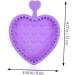 DRESSOOS Makeup Brush Cleaning Pad Gloves for Cleaning Beauty Brush Cleaning Bowl Cleaning Tools Cosmetic Limpiador De Brochas De Maquillaje Makeup Tools Cleaner Silica Gel Foldable Purple 12x9cm Purple - Buy Online on SooperMarket.com