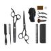 Didiseaon 1 Set Set Hairdressing Hair Clippers Hair Cutting Supplies Hair Kit Black Suits Black Outfit Home Haircut Barber Flat Teeth Paint Tooth