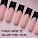 Ruarby 360x False Nails Full Cover Stick on Nails French Black Tip Press On Nails Artificial Nails Long False Nails for Women - Buy Online on SooperMarket.com