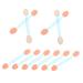 BELLIFFY 100pcs Double Ended Eyeshadow Brush Double-sides Eye Brush Makeup Brush Sponge Brush Makeup Tool Eyeshadow Stick Dual-side Cosmetic Applicator Cosmetic Tool 6.5x1.3cm Blue
