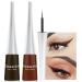evpct 2Pcs Dark Brown Coffee Liquid Eyeliner Colorful Set Waterproof Colored Color Eye Liners for Women Stamps Shapes for Eyes delineadores de colores para ojos delineador de ojos contra el agua 15&16 2 Count (Pack of 1)...