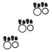 Gatuida 6 Sets Accessories Bell Cover Ear Tips Replacement Diaphragm Cover Kit Ear Tips Small Covers