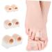 2 Pairs Silicone Toe Sleeves & Splint for Toe Separation & Valgus Correction - Reusable & Comfortable Toe Splitter Set 2.7x2.2cm - Buy Online on SooperMarket.com