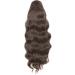 YEESHEDO Brown Long Wavy Drawstring Ponytail Hair Extension 24 Inches - Clip in Synthetic Hairpiece for Women - Buy Online on SooperMarket.com