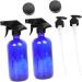 HAPINARY 1 Set Refillble Bottle Clear Spray Bottle Refillable Spray Bottle Glass Spray Bottle Ml Spray Bottle Cleaning Solution Bottle Refillable Water Sprayer Cap Cosmetic Press The Pump 21x7cm Blue - Buy Online on SooperMarket.com