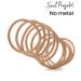 Soul Project Hair Ties - 100 No Metal Elastics for All Hair Types - 4mm Dark Blonde Hair Bands for Ponytails & Buns - Perfect for School Work & Gym - Buy Online on SooperMarket.com