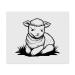 2 x Microfiber Cleaning Cloths "Sleeping Lamb" (LC00025148)