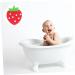 NOLITOY 4 Pcs Natural PU Sponge Brush Set for Newborns & Kids - Red Bath Wipe & Foam Body Sponges for Gentle Cleaning - Buy Online on SooperMarket.com