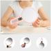 Double Sided 5X/1X Magnifying Hand Held Makeup Mirror with Folding Handle - Compact Cosmetic Vanity Mirror for Girls and Ladies - Pink - Buy Online on SooperMarket.com