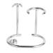 Folpus long -lasting ferrol government holders storage stand holders accessories accessories tools for men's bathroom and brush storage modern design silver