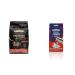 Lavazza Espresso Gran Crema Beans 1000gm(Packaging May Vary) & Lavazza Crema E Gusto Ground Coffee Blend Espresso Dark Roast 250 g Brick - Authentic Italian