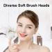 Electric Facial Cleansing Brush IPX7 Waterproof Facial Cleansing Tool With 7 Brush Heads USB Magnetic Charging Electric Facial Scrubber for Women - Buy Online on SooperMarket.com