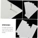 minkissy 10 Sheet flower tool eyelash glue base Glue rack base eyelash eyelash adhesive base magnetic eyelash glue strips lash glue stand Auxiliary white Fake eyelashes sticker - Buy Online on SooperMarket.com
