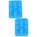 DECHOUS 2pcs Cake Mold Silicone Car Baking Mold Cake Decoration Baking for Car Candy Molds DIY Cake Baking Molds Cars Baking Molds Cookie Cutters Paper Cup Silica Gel Pastry