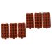 HOMSFOU 6 Pcs Maple Leaf Mold Thanksgiving Fondant Molds Chocolate Thankgiving Cake Mold Fall Candy Ice Jewlery Making Supplies Silicone Baking Mold Fudge Child Chewing Gum Silica Gel