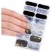 Ruarby French Tip Press on Nails Medium Almond False Nails Tips Detachable Full Cover Stick on Nails Glossy Nude False Nails - Buy Online on SooperMarket.com