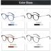 ZENOTTIC Vintage Round Glasses Frame - Retro Clear Lens Nerd Glasses for Men & Women | C11 Blue - International Shipping Available - Buy Online on SooperMarket.com