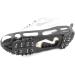 ODIER Ice Cleats Grippers 24-Teeth Crampons & 10-Teeth Micro Spikes for Shoes & Boots - Ideal for Walking on Ice, Snow & Mud - Buy Online on SooperMarket.com