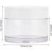 Yosoo 50g Round Clear Cream Jars 4Pcs - Reusable Containers for Cosmetics, Samples, Herbs - Buy Online on SooperMarket.com