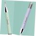 DOITOOL 2 Boxes Nail Art Glow Drill Pen Nail Implements Nail Drawing Tools Nail Dotting Pen Refillable Pen Cross Diamond Pens Nail Art Pen Crystal Purple Manicure With Lights Plastic - Buy Online on SooperMarket.com
