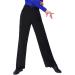 Zymozym Men's Black Draped Latin Ballroom Dance Pants Professional Competition & Training (30) - Buy Online on SooperMarket.com