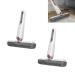 Mini Mop | Mini Portable Short Mop Self-Squeeze Glass Wiper | Hand Wash-Free Strong Absorbent Lazy Cleaning System for Desktops Windowpanes Tablewares White Suit*2