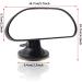 Baby Backseat Mirror - 360 Rotatable Rearview Safety Mirror with Adjustable Angle and Suction Cup - Black - Buy Online on SooperMarket.com