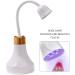 LED UV Nail Lamp 18W Rose Shaped Portable Gooseneck Nail Dryer Flash Cure Light 360 Degree Adjustable USB Rechargeable Nail Extension Gel Curing Lamp for Home DIY & Nail Salon - Buy Online on SooperMarket.com