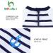 UPF 50+ Baby Boy Swimwear Set with Sun Hat | Navy Stripe | 3-6 Months - Buy Online on SooperMarket.com