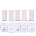 Virgo & Gem - 15ml Dip Powder Base Coat Top Coat Activator Brush Saver and PH bond (5 DIP LIQUIDS SET) 5 liquids set