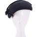Lawliet Black Teardrop Women's Felt Fascinator Tam Beret Casque Cocktail Hat - Buy Online on SooperMarket.com