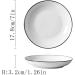 Serving Plates Ceramic Disc Household Dish Dish Dessert Dish Kitchen Restaurant Flat Dish White Minimalist Dinner Set Set of 4 Pack of 6 Pack of 10 Pack for Appetizer Dinner and Desserts (Color : B Small B - Buy Online on SooperMarket.com