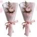 HOMSFOU 4 Pcs Rose Flower Flowers Bouquet Flower Soap Bouquet Gift Flower Bouquet Presents Artificial Bouquet Artificial Flower Bundles Bouquet of Flowers Artificial Carnation Roses - Buy Online on SooperMarket.com