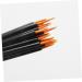 MUSISALY 100pcs Cosmetics Brush Fine Eyeliner Brush Small Eyeliner Brush Lip Makeup Brushes Orange - Buy Online on SooperMarket.com
