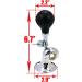2 Pcs Retro Clown Horn Set for Kids Bike & Golf Cart - Metal Air Horn with Squeeze Bulb by AUTUT - Buy Online on SooperMarket.com