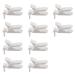 OUHUAN 10Pcs T-Shape Plastic Pacifier Holders for Babies - Soother Dummy Style in White | International Shipping Available - Buy Online on SooperMarket.com
