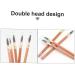 PLAFOPE 2pcs Double Ended Eyebrow Pencil with Brush Makeup Eyebrow Tool Women Makeup Pencils Eyeliner Wood - Buy Online on SooperMarket.com