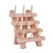 PH PandaHall 12 Spool/Cone Small Foldable Wooden Thread Rack Holder Sewing Embroidery Thread Holder Sewing Organizer for Sewing Embroidery  Burlywood