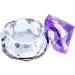 Dappen Dish Nail Art Dish Crystal Nail Art Cup Glass Liquid Powder Cup Clear Diamond Manicure Bowl with Lid Dappen Dish Cups for Nail Acrylic Liquid Powder - Buy Online on SooperMarket.com