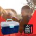 PFIFF 100576 Children's Grooming Box - 6-Piece Horse Care Kit in Blue | International Shipping Available - Buy Online on SooperMarket.com