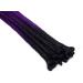 Silk-co Dreadlocks Braiding Hair Extensions All Human Handmade Ombre 24 inch Crochet Braids Reggae Hip-Hop Hairpiece Handmade for Braiding Black-Dark Purple  - Buy Online on SooperMarket.com