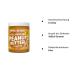 Body Attack Protein Peanut Butter 1kg - Creamy Vegan Natural Low Sugar 30% Protein No Salt & Palm Fat - Buy Online on SooperMarket.com