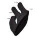 minkissy 1pc Hairdressing Three Finger Cover Hairdressing Finger Glove Hair Straightener Glove Tool Curling Wand Billiard Straightener Gloves Hair Dye Gloves Hairdressing Finger Cover Hand Black 11x10cm - Buy Online on SooperMarket.com